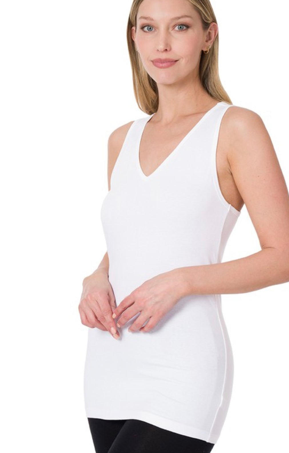 White Zenana Tank