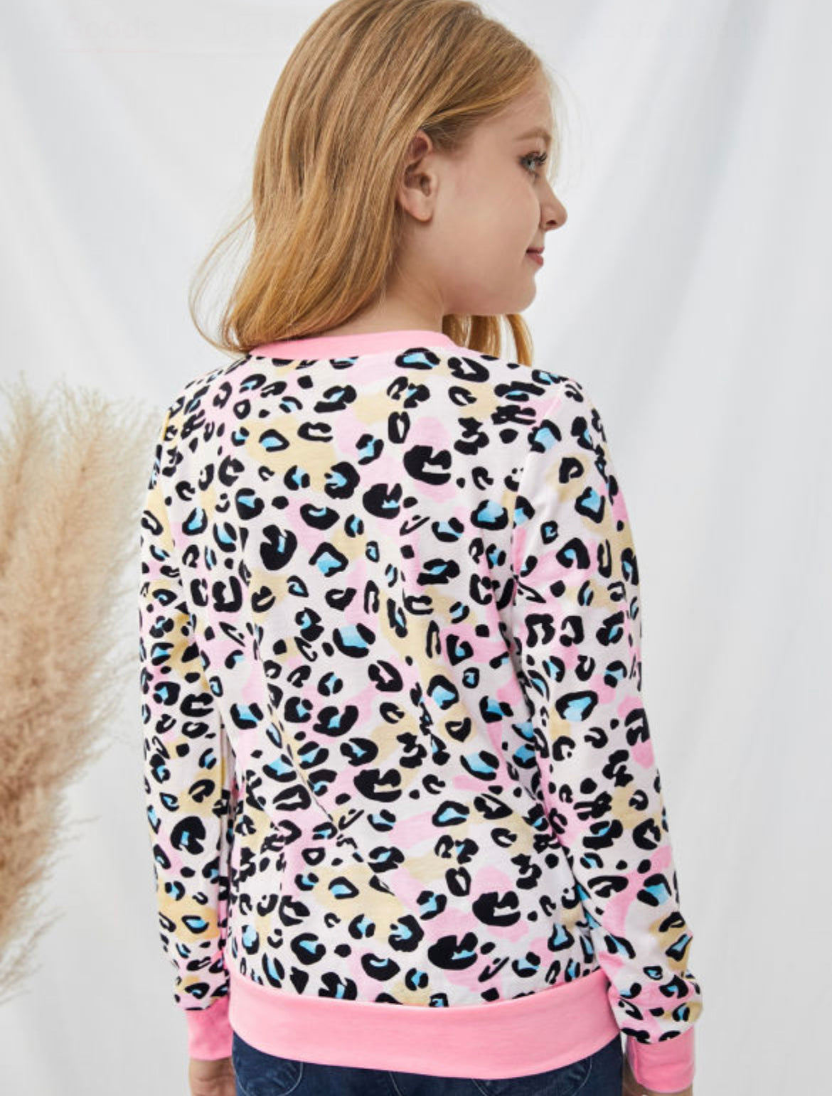 Girls Leopard Long Sleeve